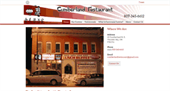 Desktop Screenshot of cumberlandrestaurant.ca